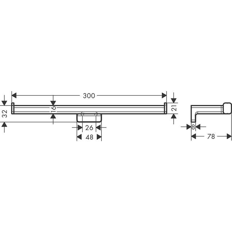 Lô giấy vệ sinh HANSGROHE AddStoris 41748