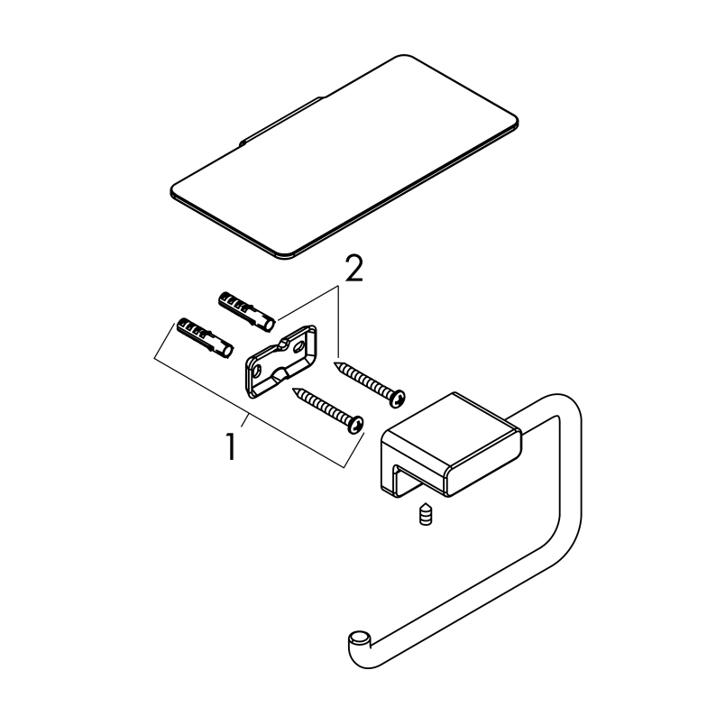 Lô giấy vệ sinh HANSGROHE AddStoris 41772