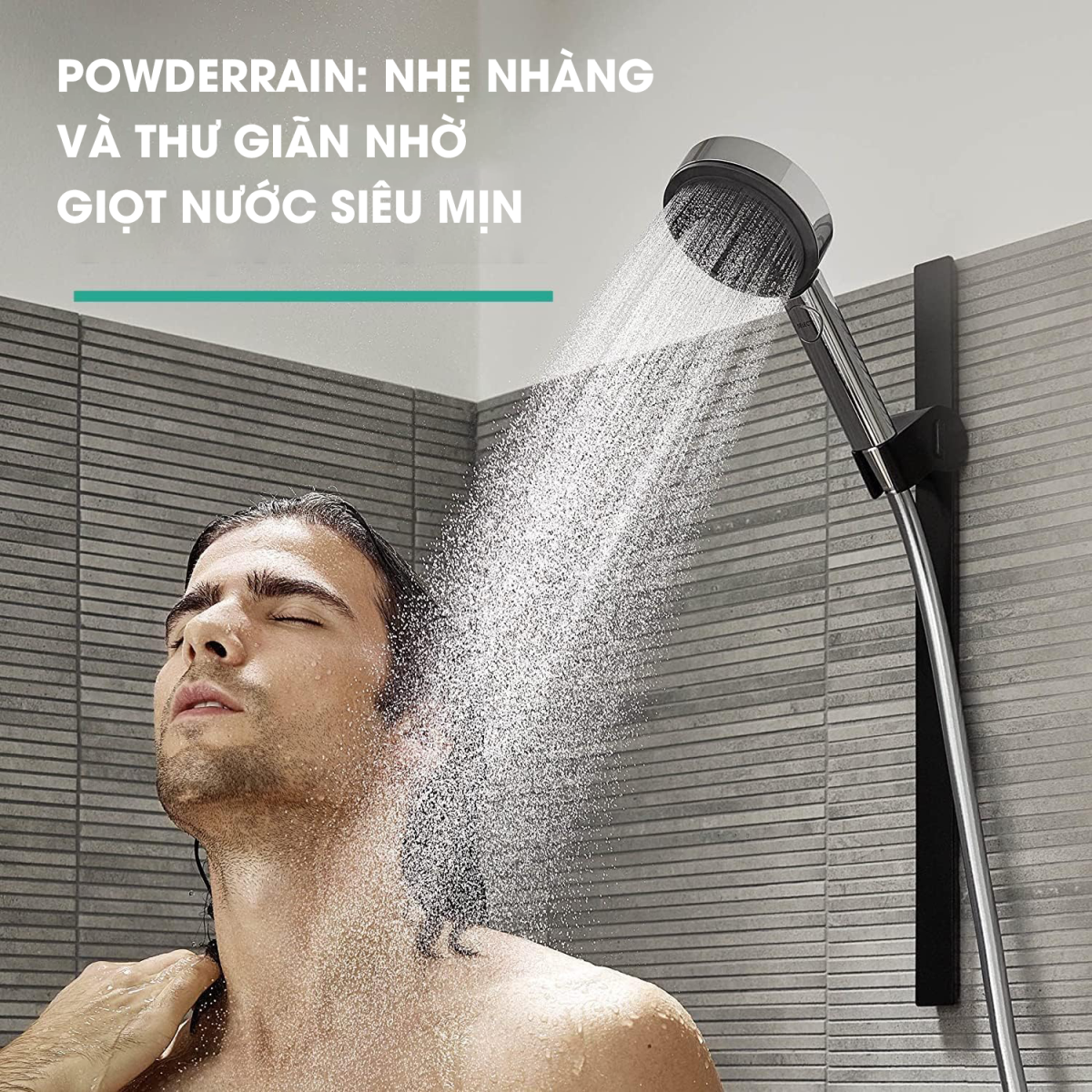 Tay sen HANSGROHE Pulsify S 105 1Jet 24120