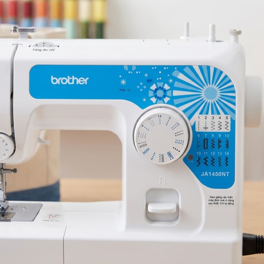 Bảng sơ đồ 14 mũi may cơ bản của dòng máy Brother JA1450NT