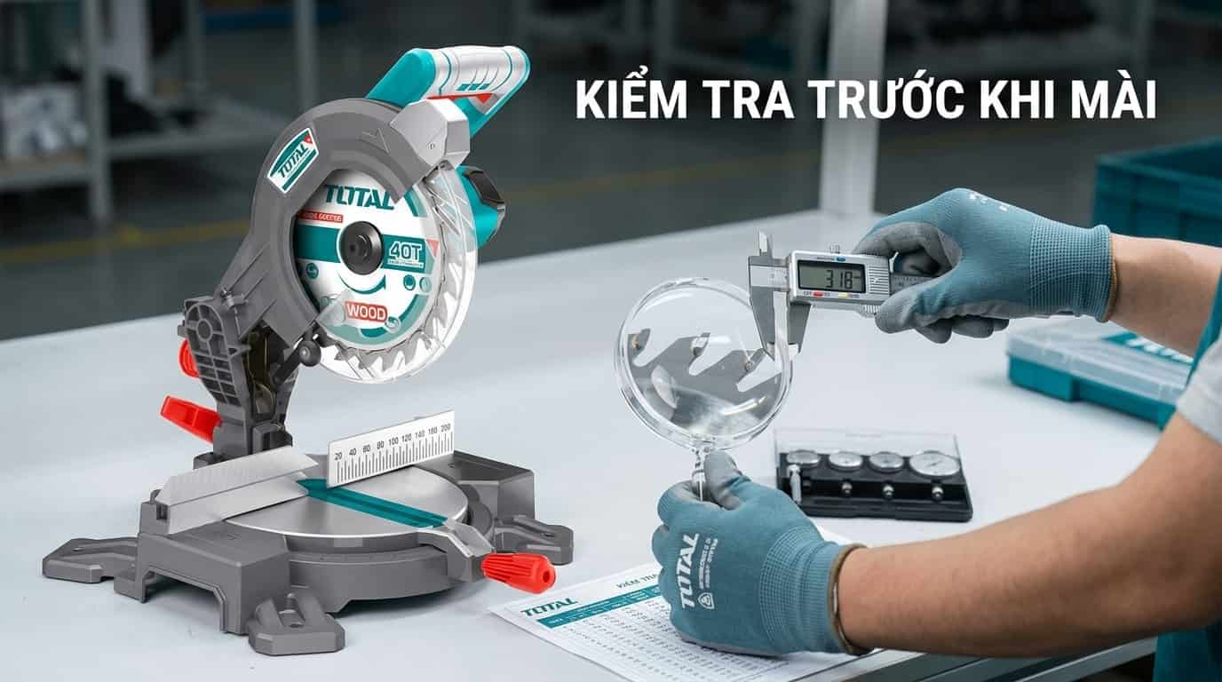 Đánh giá chính xác tình trạng lưỡi cắt trước khi quyết định mài giúp tránh phát sinh chi phí không cần thiết