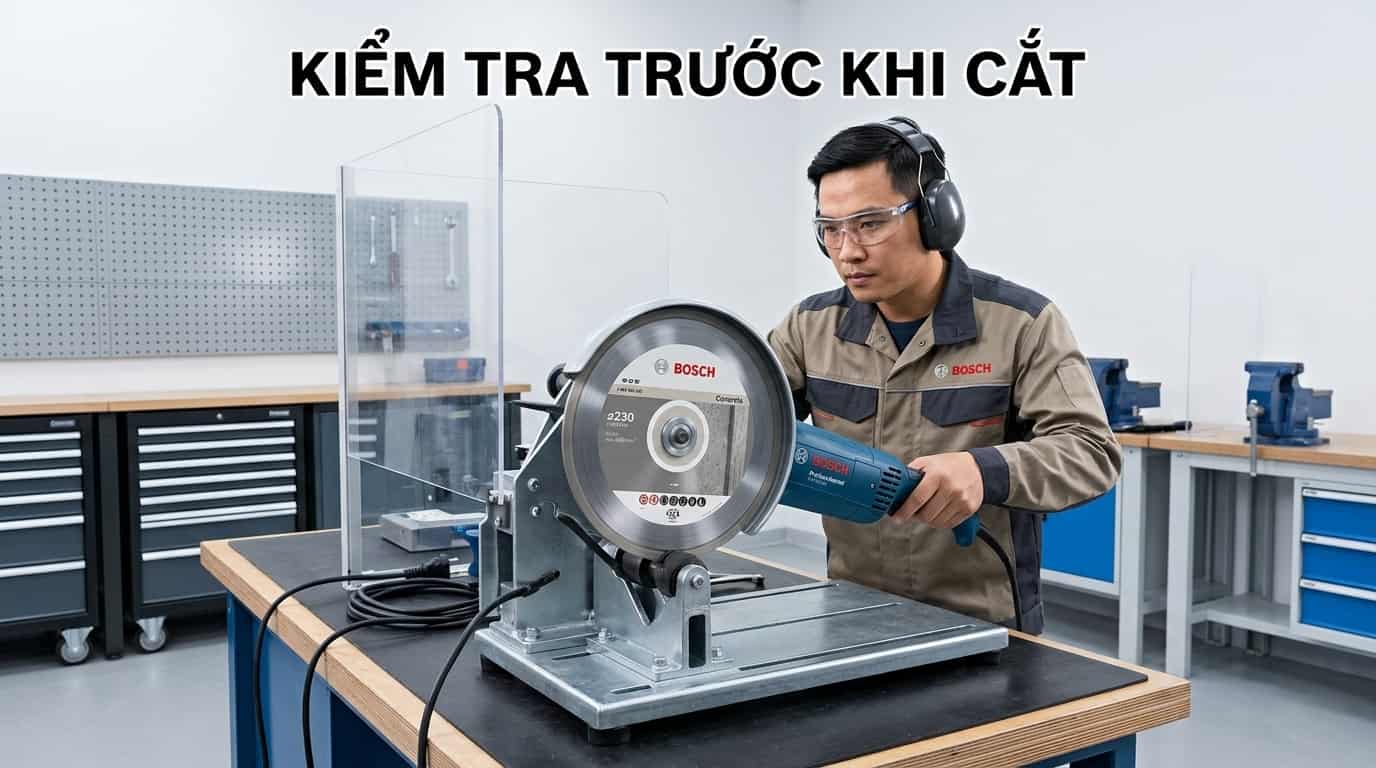 Kiểm tra máy sau khi lắp giúp phát hiện sớm rung lắc và các lỗi lắp đặt
