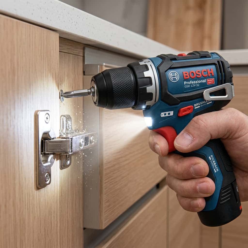 Sử dụng máy vặn vít pin mini sửa chữa các góc khuất ngặt nghèo trong nhà