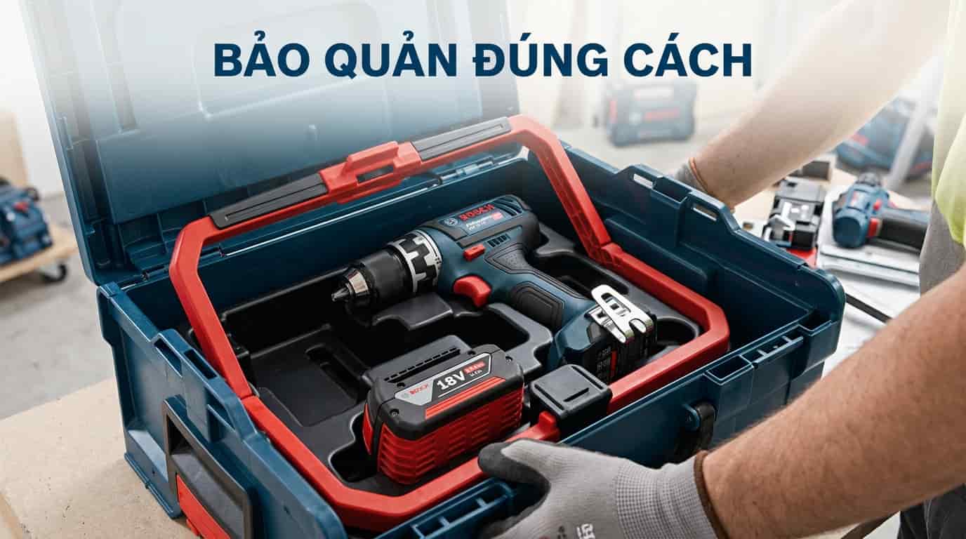 Tháo pin trước khi lưu trữ dài ngày giúp việc bảo quản và vệ sinh thiết bị thuận tiện hơn.