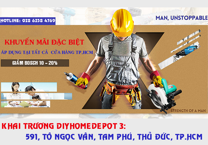 DIYhomedepot cho ra mắt một cửa hàng tại khu vực TP.HCM