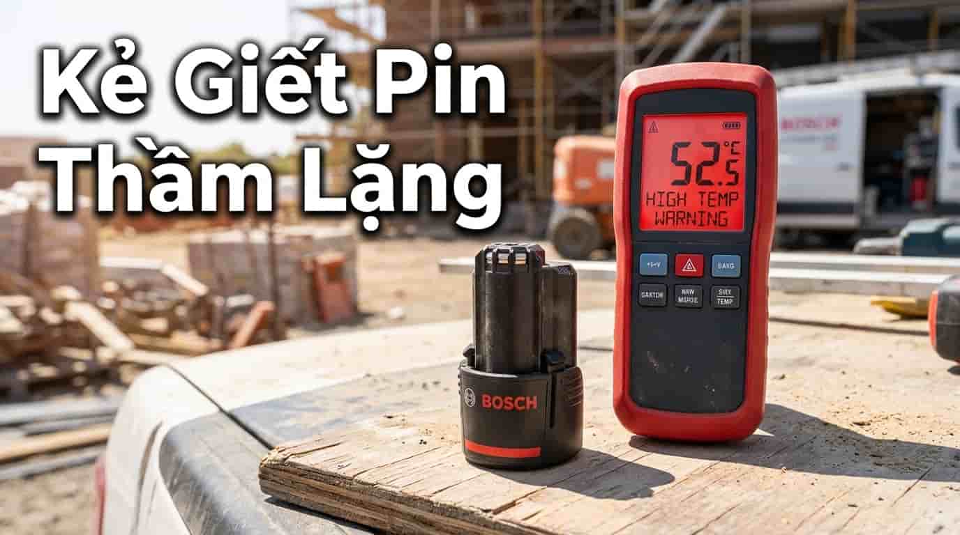 Pin Lithium đặt trong môi trường nhiệt độ cao gây suy giảm tuổi thọ