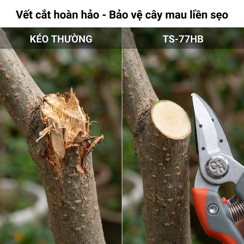 Kéo Chikamasa TS-77HB dùng cho bonsai và cây cảnh