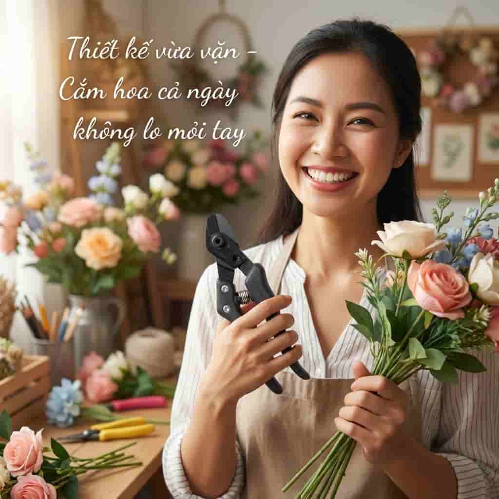 Kéo cắt hoa giả Chikamasa AC-5BK chính hãng giá tốt
