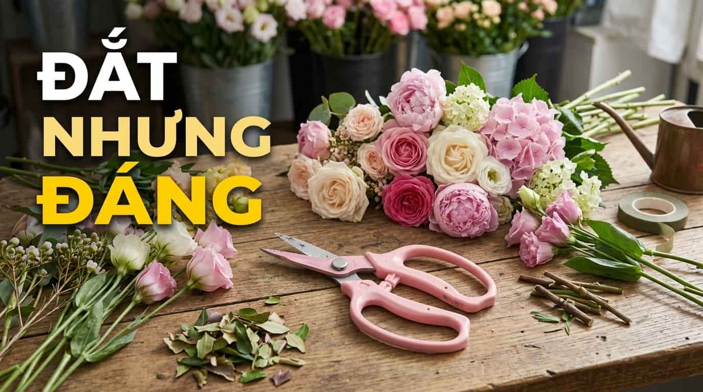 Kéo cắt hoa Nhật chuyên dụng cho florist