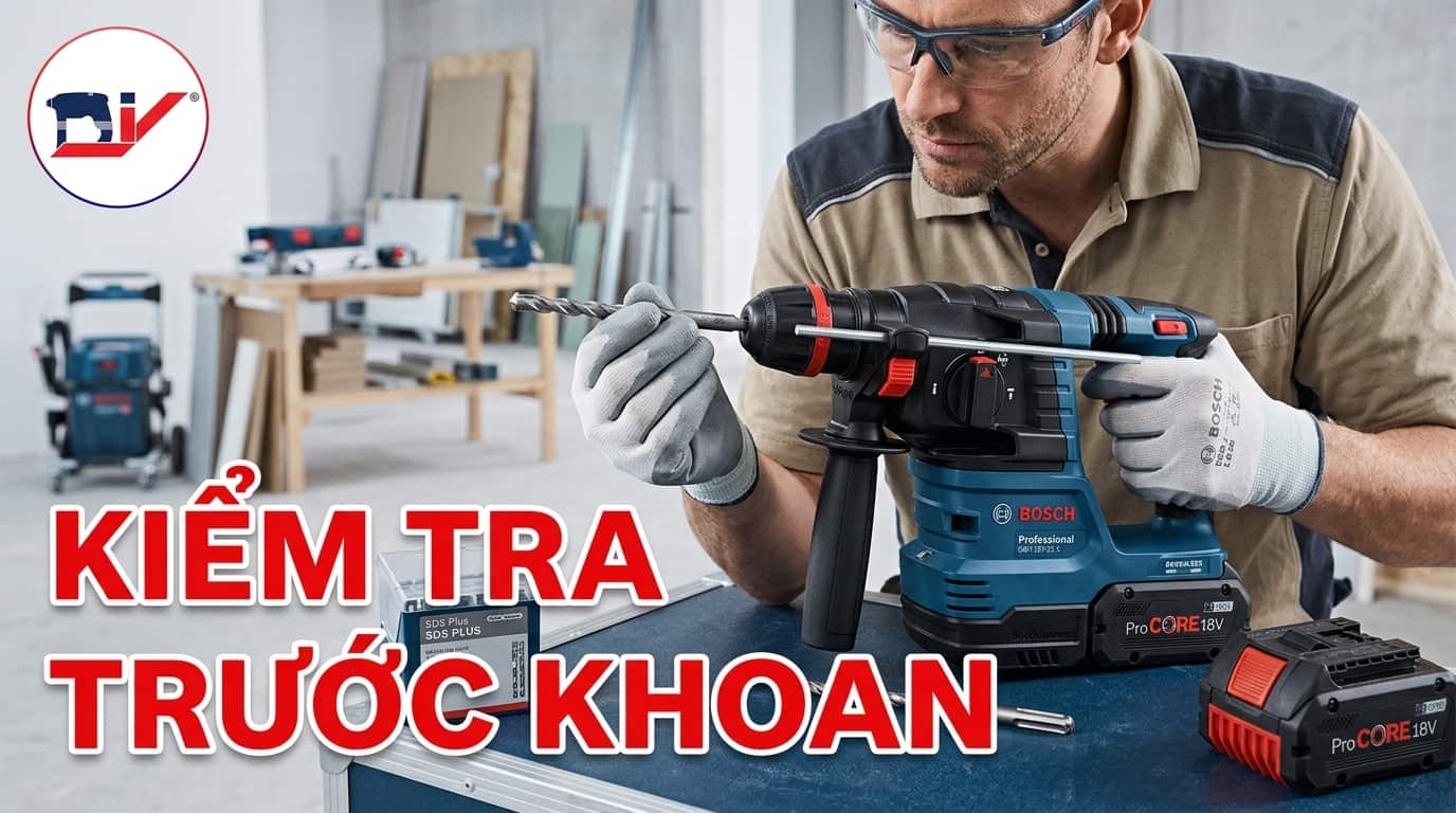 Sử dụng đúng cách giúp Bosch GBH 18V phát huy tối đa hiệu suất và kéo dài tuổi thọ.