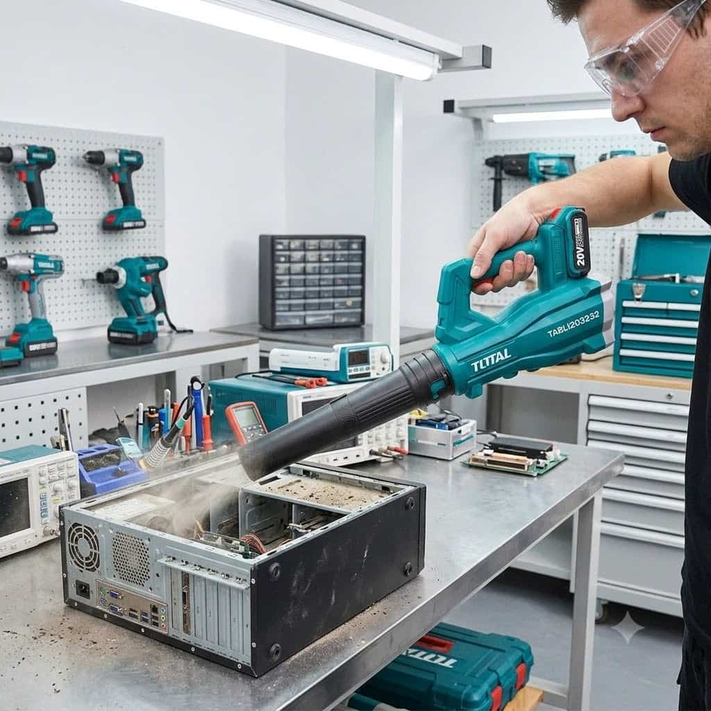 Máy Thổi Bụi Dùng Pin 20V Total TABLI203232 - Gọn Nhẹ, Hiệu Suất Cao