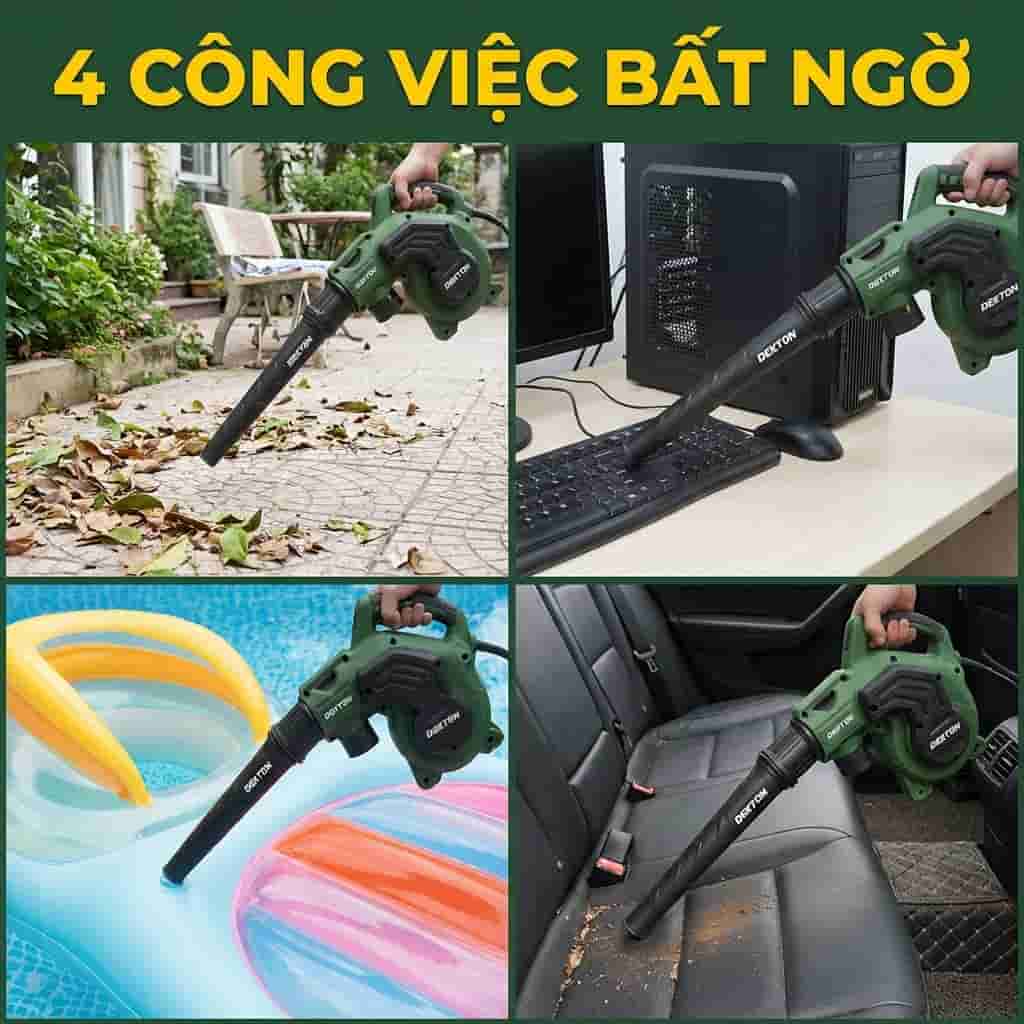 Ưu điểm của máy thổi bụi và máy hút bụi