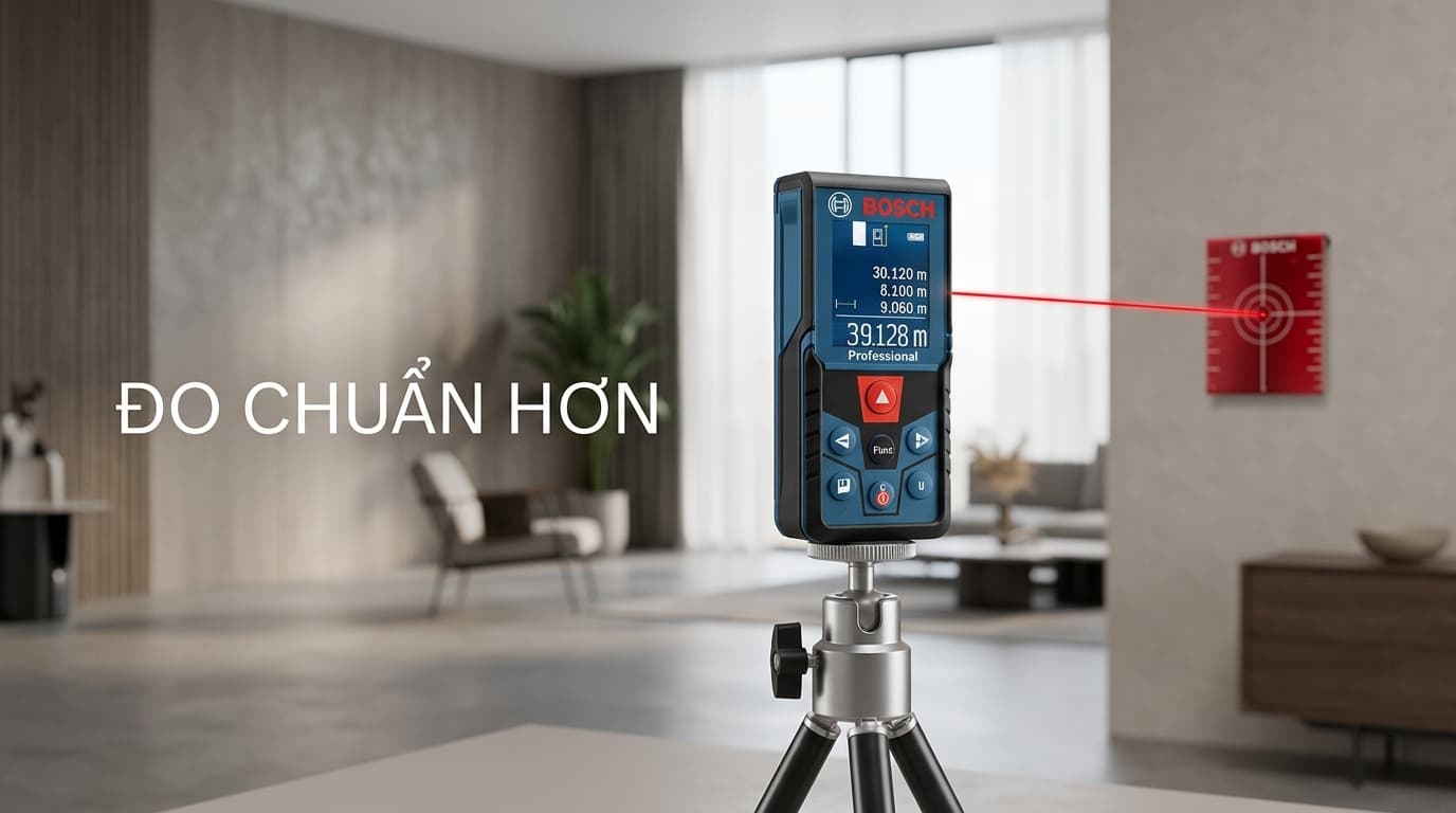 Các lưu ý giúp Bosch GLM 400 đạt độ chính xác tối ưu.
