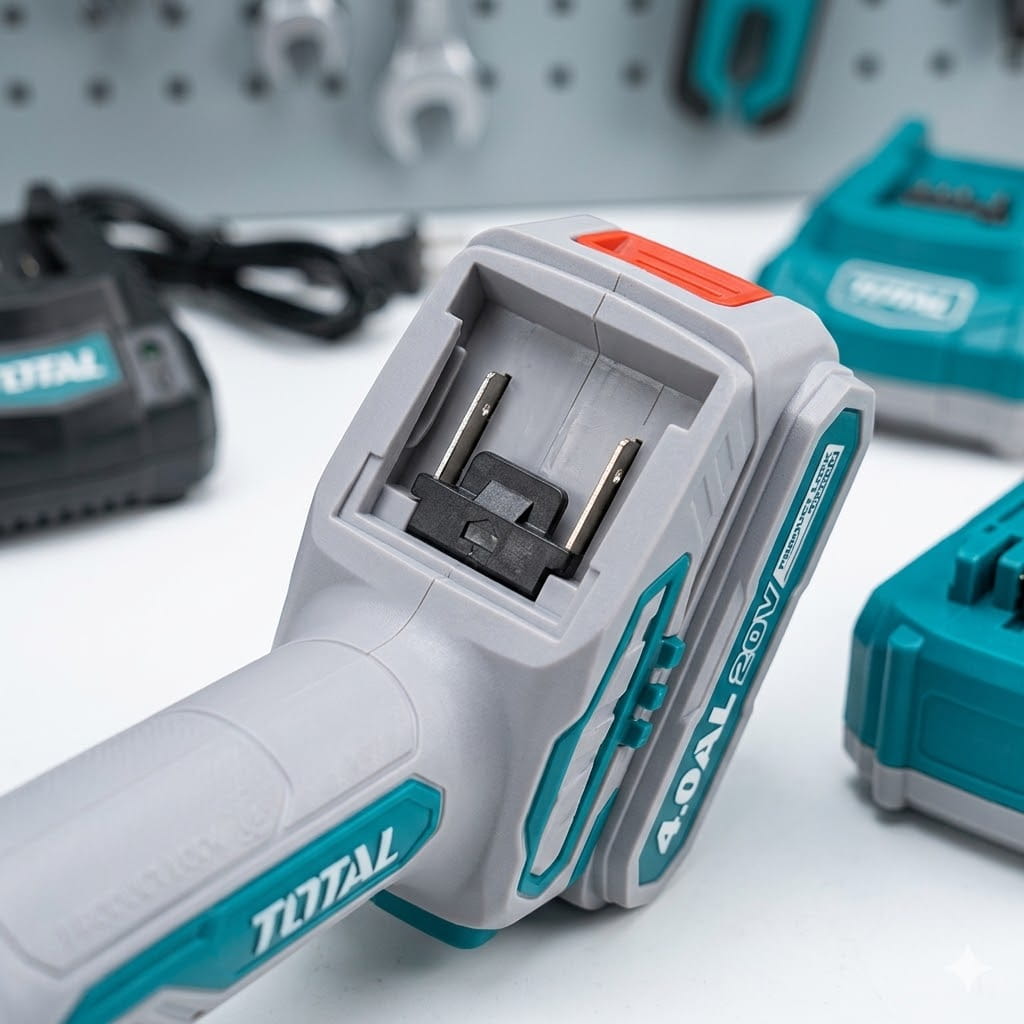 Máy Mài Góc Dùng Pin 20V Total TAGLI261021 - Động Cơ Không Chổi Than, Đa Năng, Chính Hãng