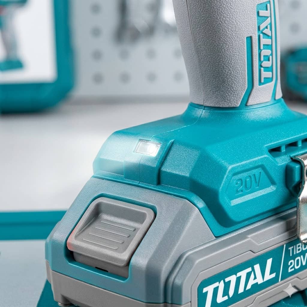 Máy Khoan Búa Không Chổi Than 20V Total TIDLI20768 - Động Cơ Brushless,