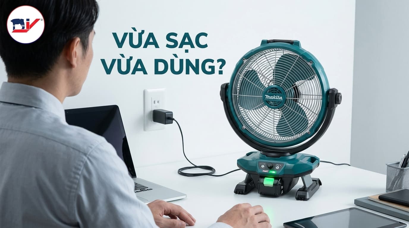 Hiểu đúng cách sử dụng quạt pin khi sạc giúp bảo vệ pin Lithium và tăng tuổi thọ thiết bị.