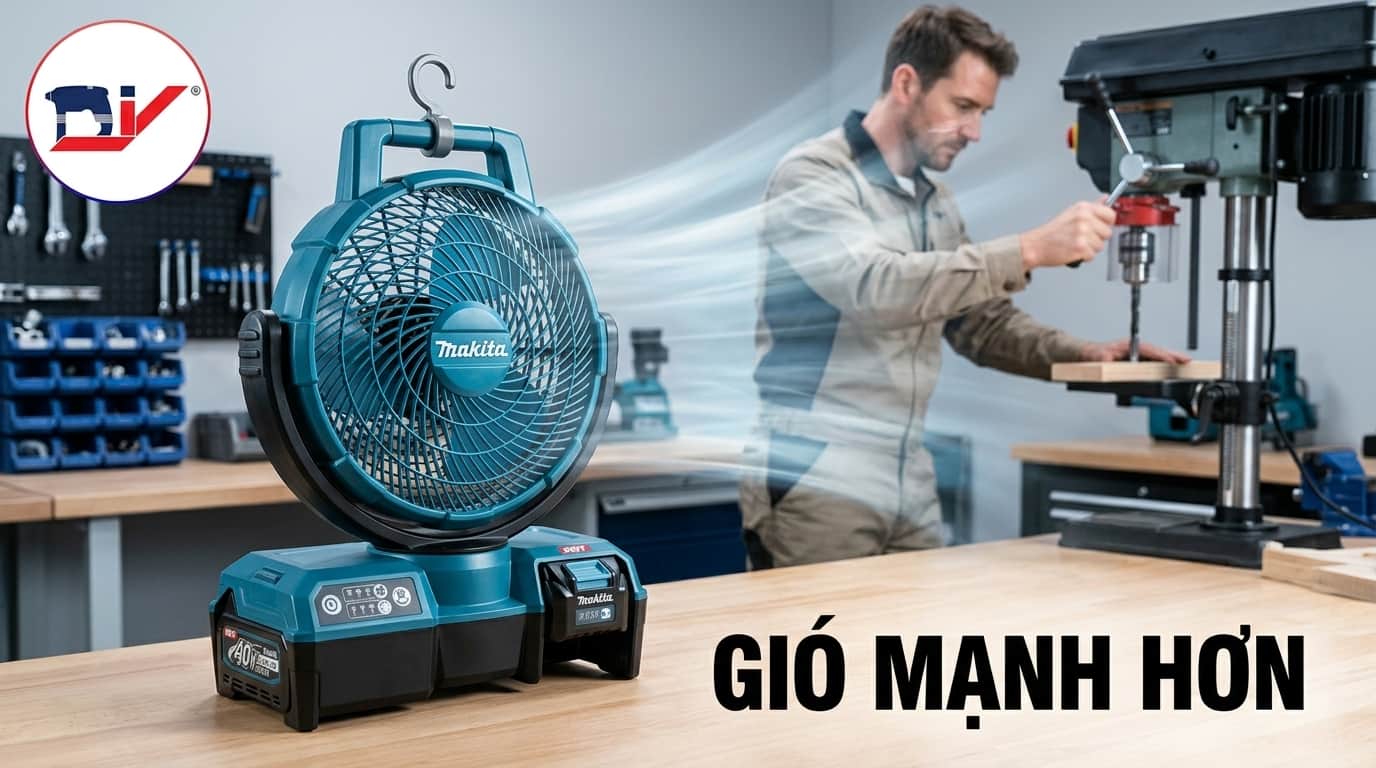 Lưu lượng gió và khả năng điều chỉnh hướng gió ảnh hưởng trực tiếp đến hiệu quả làm mát.