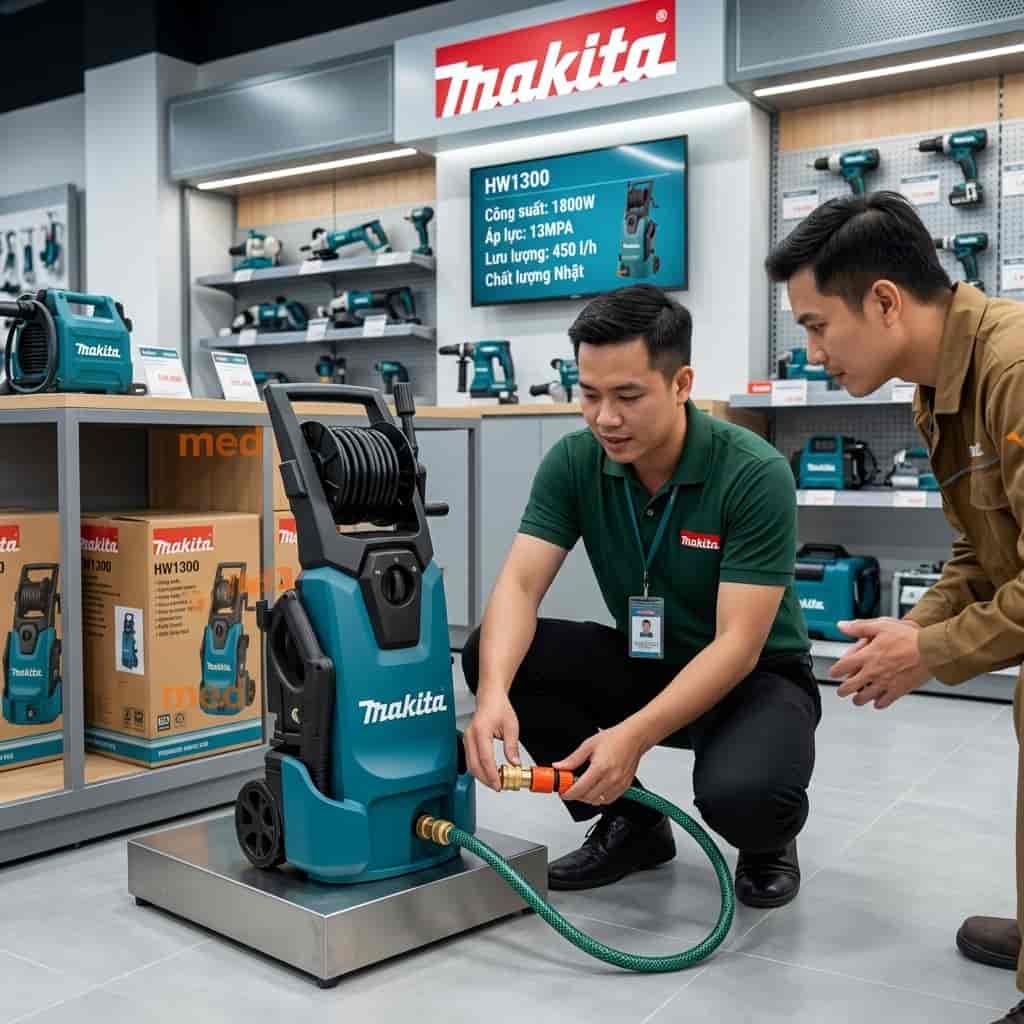Chuyên gia kỹ thuật hướng dẫn cách lắp đặt đường nước vào máy rửa xe đúng chuẩn