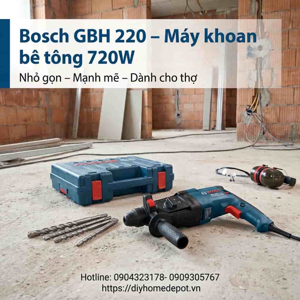 So sánh máy khoan Bosch với các thương hiệu khác trên thị trường