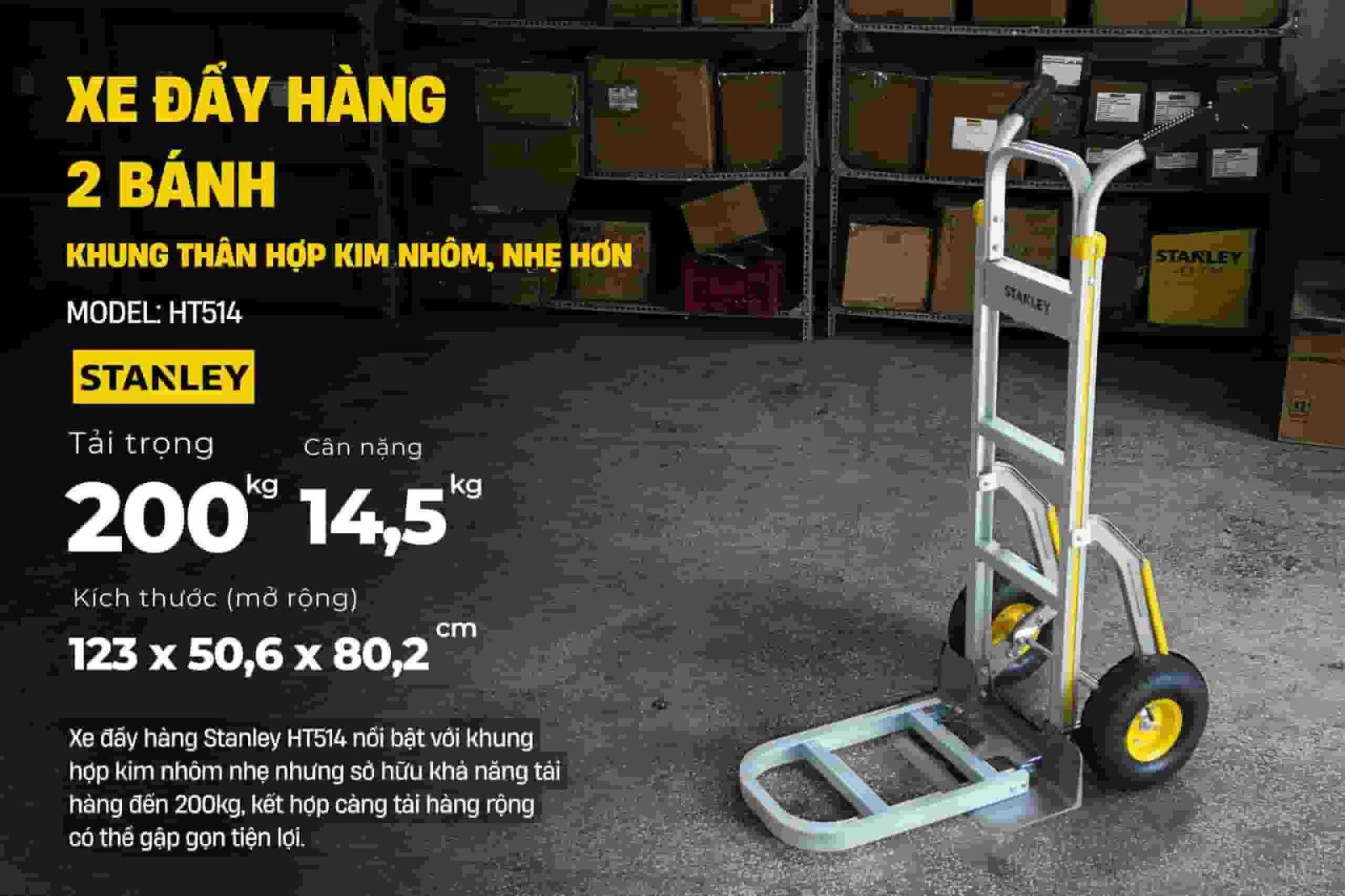 xe đẩy hàng Stanley HT514