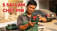 5 Sai Lầm Khiến Pin Lithium Máy Khoan Nhanh Chai Và Cách Khắc Phục Đơn Giản