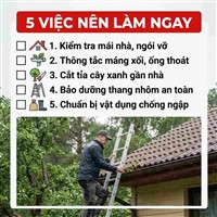 5 Việc Nên Làm Ngay Trước Mùa Mưa Để Bảo Vệ Ngôi Nhà Và Tiết Kiệm Chi Phí Sửa Chữa