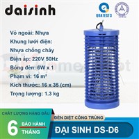 Đèn Diệt Côn Trùng Đại Sinh DS-D6 (16m², 6W)