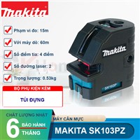 Máy cân mực laser Makita SK103PZ | Laser xanh chính xác, chính hãng