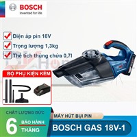 Máy hút bụi cầm tay dùng pin GAS Bosch chính hãng