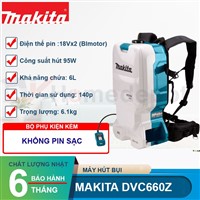 Máy hút bụi đeo vai dùng pin Makita DVC660Z chính hãng