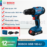 Máy khoan Bosch có tốt không? Review chi tiết các dòng bán chạy