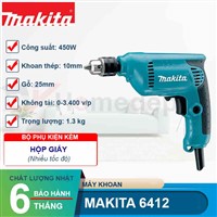 Máy Khoan Sắt Makita 6412 (450W) Chính Hãng, Giá Tốt Nhất