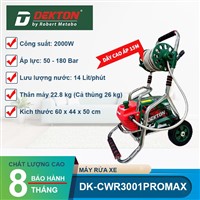 Máy Rửa Xe Dekton DK-CWR3001PROMAX Chính Hãng - Giá Tốt Nhất 2026