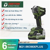 Máy Siết Bulong Dekton M21-IW398XPLUS 21V Chính Hãng, Trợ Lực Mạnh Mẽ, Giá Tốt Tại DIY Home Depot