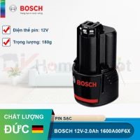 Mua pin 12V 2.0Ah Li-ion Bosch chính hãng, giá tốt tại DIYhomedepot.vn. Hiệu suất ổn định, sạc nhanh, độ bền cao, phù hợp nhiều máy 12V Bosch.