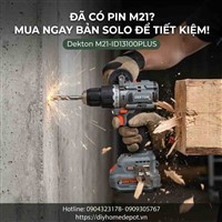 Review Máy Khoan Dekton: Ưu Nhược Điểm & Đánh Giá Thực Tế