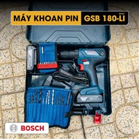 SIÊU ƯU ĐÃI: Máy khoan pin Bosch GSB 180-LI rẻ nhất năm