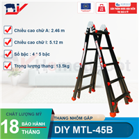Thang Nhôm Gấp Đa Năng DIY MTL-45B (4x5) | Giá Tốt Nhất