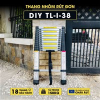 Thang Nhôm Rút Đơn DIY TL-I-38 Chính Hãng - Giải Pháp Leo Cao An Toàn, Giá Tốt Tại DIY Home Depot