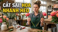 Vì Sao Cành Hoa Bị Dập Sau Khi Cắt?