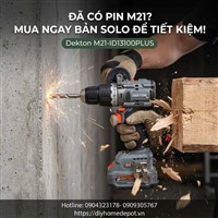 Vì Sao Máy Khoan Dekton Được Thợ Cơ Khí Và Gia Đình Tin Dùng?