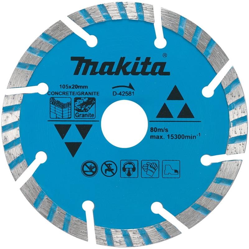 105x20mm Đĩa cắt kim cương Makita D-42581