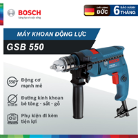 Máy khoan động lực Bosch GSB 550E với 80 phụ kiện