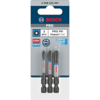 Bộ 3 Đầu Vặn Vít Bosch Impact PH 50mm