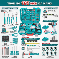 Bộ Máy Khoan TOTAL THKTHP11652 20V 165 Món