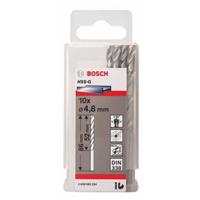 4.8mm Bộ mũi khoan sắt 10 mũi HSS-G Bosch 2608595334