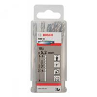 5.2mm Bộ mũi khoan sắt 10 mũi HSS-G Bosch 2608595063