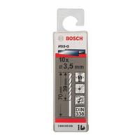 Bộ 10 mũi khoan sắt HSS-G Bosch 3.5mm 2608595058