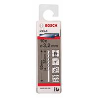 Bộ 10 mũi khoan sắt HSS-G Bosch 3.2mm 2608595056