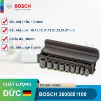 Bộ 9 đầu khẩu Bosch 1/2 inch 2608551100 (40mm)